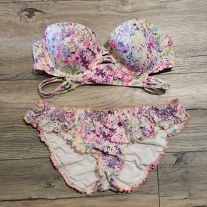 VS bikini top size 36B and bottoms size large